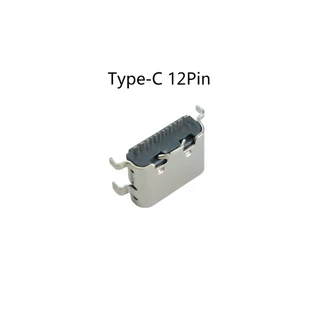 ตูดชาร์จ Type-C USB (12Pin) Mid Mount 0.8mm .ใช้ได้หลายรุ่น #091