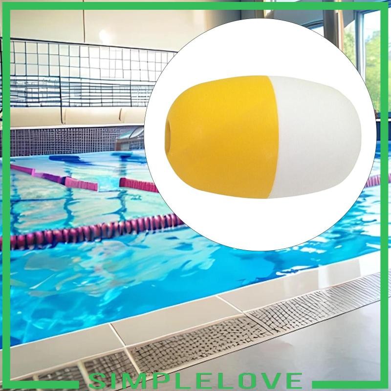 สระน้ำรูปไข่ Secure Float Pools ขนาด 2.76x4.25 นิ้ว มีเชือกกั้นและบอล สำหรับกิจกรรมน้ำในห้องฟิตเนส