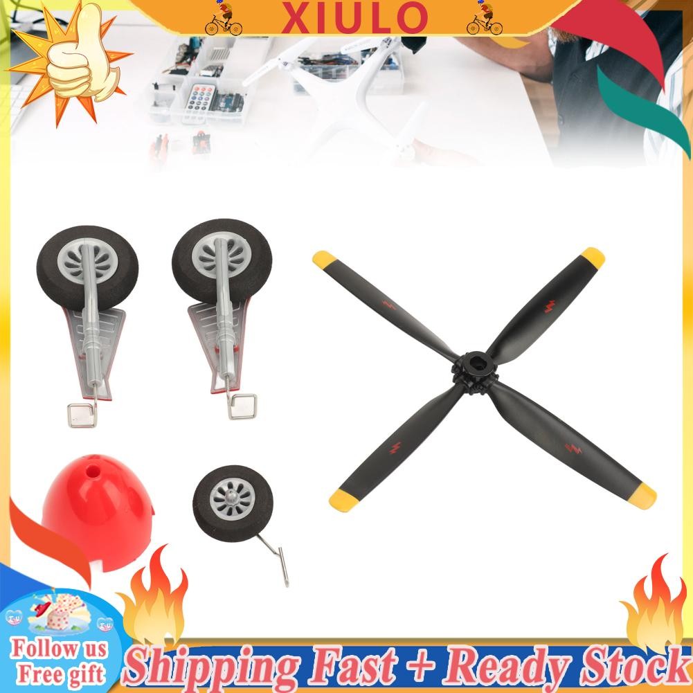 Xiulo XIULO FUSSBUDGET RC Plane Propellers ง่ายต่อการจัดงาน Fairing Landing Gear Kit สำหรับปีกคงที่