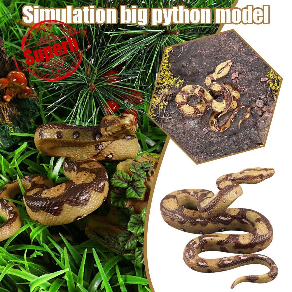 Creative Simulation Python ของเล่นสมจริง Python น่ากลัวและ Prank ของเล่น Python Vivid รุ่น G1n3