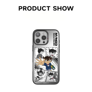CASEBANG - Detective Conan: ฉากตัวละคร 1.0 Series เคสแม่เหล็ก ImagiSnap เปลี่ยนได้ด้านหลังสําหรับ iPhone 15-17, Military Drop