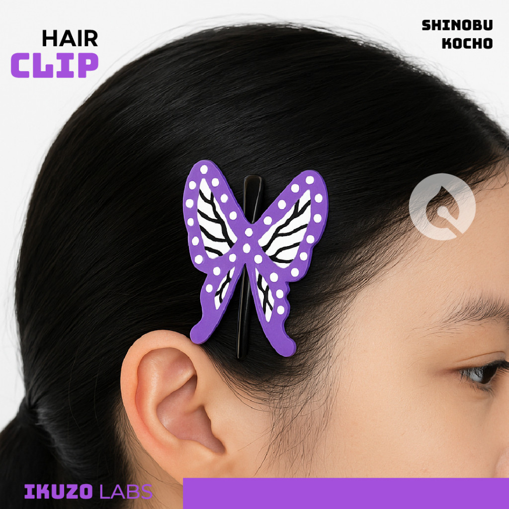 กิ๊บติดผม 3D Shinobu Kochou - คอสเพลย์กิ๊บ Shinobu Kochou