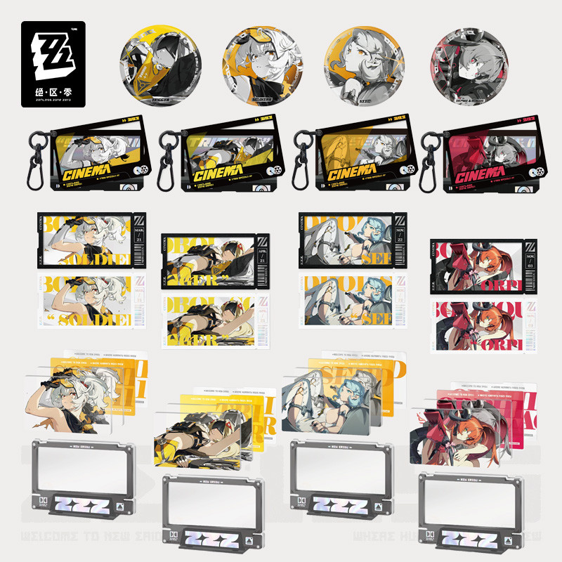 Sunsyea Zenless Zone Zero สินค้าอย่างเป็นทางการ miHoYo Original YH Series พวงกุญแจอะคริลิคป้ายเครื่อ