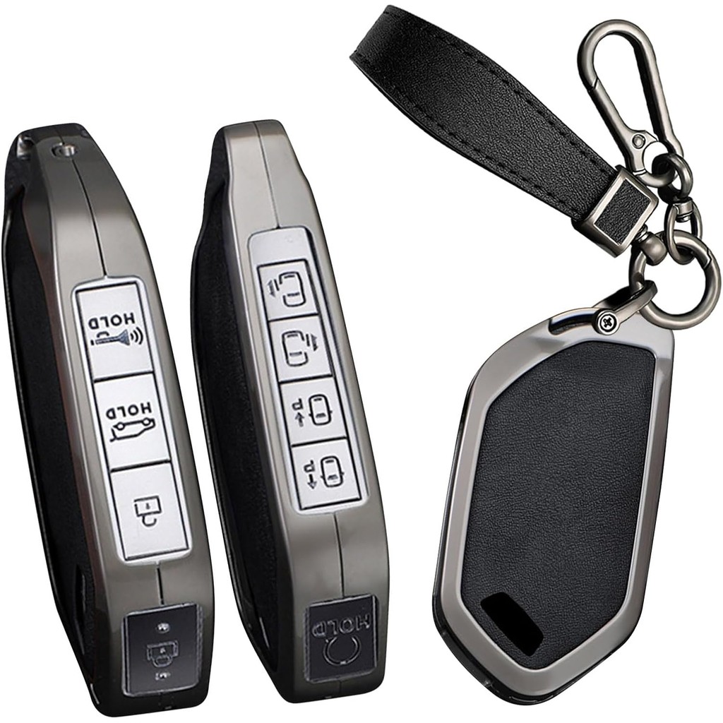 5/6/7/8/9 ปุ่ม Key Fob ฝาครอบพวงกุญแจ Fit สําหรับ Kia Key Shell Case Fit สําหรับ Kia Telluride EV9 P