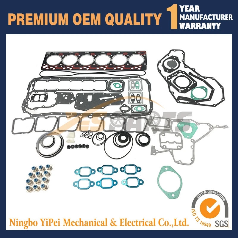 3804897 ปะเก็นเต็มรูปแบบสําหรับ Cummins 6B 6BT 6BTA ชุดปะเก็นบนล่างครบชุด 89-98 Dodge 5.9L