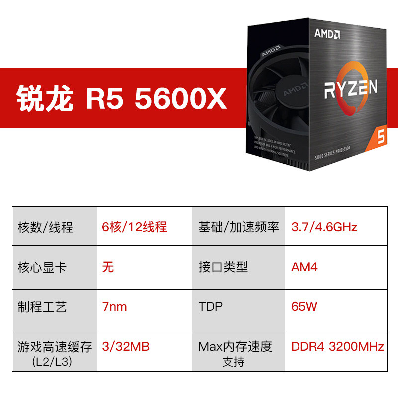 AMD Sharp Dragon R5 5600X/R7 5800XR9 5900 กล่อง 5700G เมนบอร์ดคอมพิวเตอร์ CPU โปรเซสเซอร์