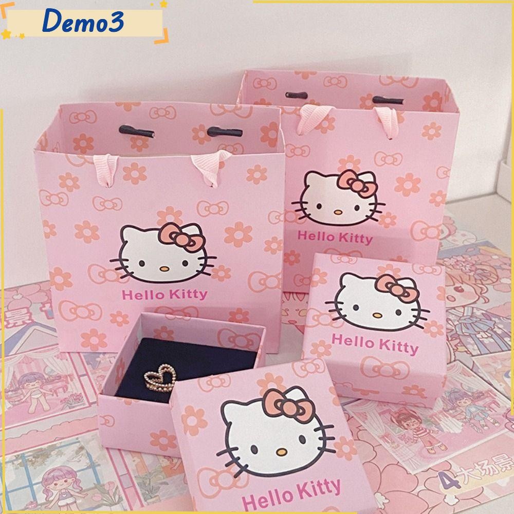 [DEMO3] จี้สร้อยคอ, ตัวเลขการ์ตูนสแตนเลส Hello Kitty สร้อยคอ, Kawaii Alloy Y2K จี้คอเด็กผู้หญิง