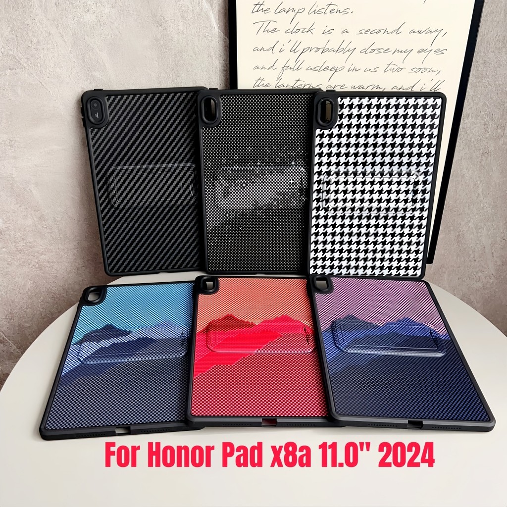 สําหรับ Honor Pad X8a 11.0 " 2024 PADX8A NDL-W09 NDL-L09 แฟชั่นแท็บเล็ตปลอกทาสีรูปแบบกรอบปรับพับวงเล