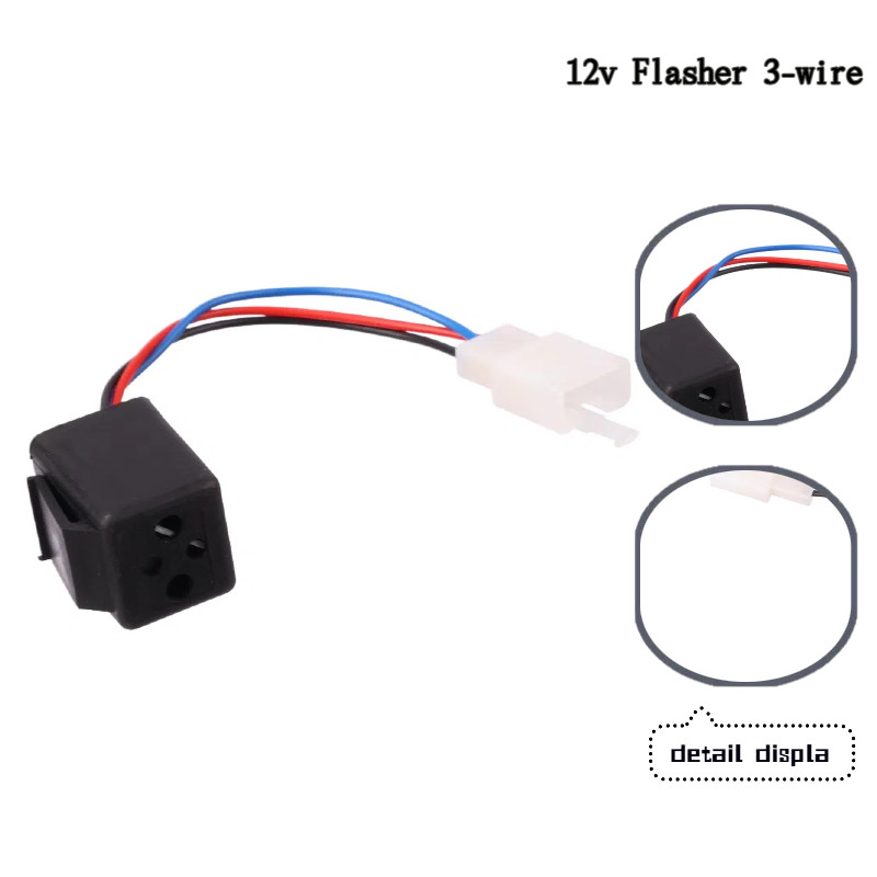 Waterproof Automotive Relay 12V three wire Car Relay with Black Red Copper Terminal Auto Relay with 
