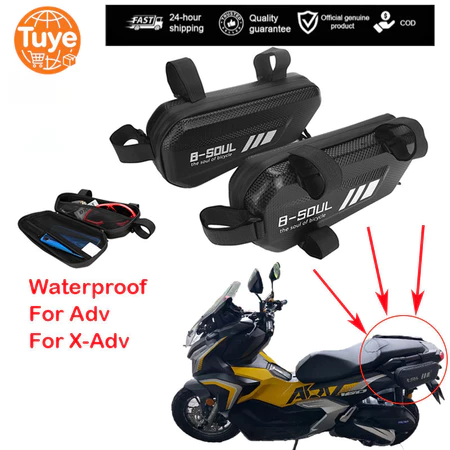 Tuye สําหรับ Adv 160 150 350 X-adv 750 Adv160 รถจักรยานยนต์ Saddlebags เปลือกแข็งด้านข้างกระเป๋ากันน้ํา