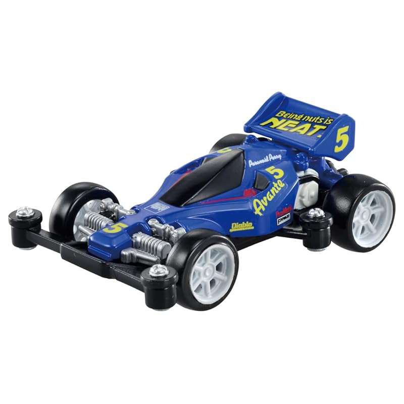 Takara Tomy Tomica Premium Unlimited Mini 4WD Avante Jr. Toy Car for ages 6 and up.
