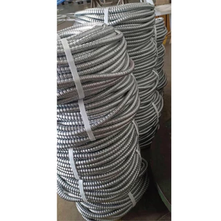 ท่ออ่อนเหล็ก 4หุน 6หุน 1นิ้ว ความยาว 50เมตร หนา 0.15มิล รวมทุกขนาดท่อร้อยสายไฟ Flexible Metal Conduit ส่งเร็วส่งไว้