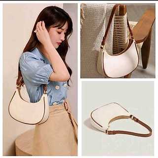 ASP_Tas Bahu Wanita Shoulder Bag Berbahan Kulit Sintetis