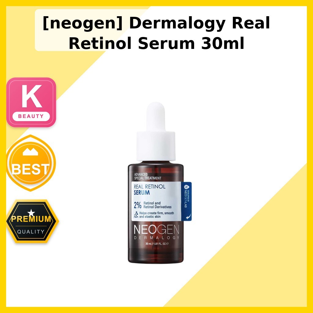 [neogen] Dermalogy Real Retinol Serum 30ml / Korean Retinol Serum / Skin Texture Booster / ของแท้ 10