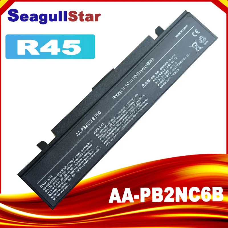 AA-PB4NC6B แบตเตอรี่แล็ปท็อปสําหรับ Samsung R60 plus R65 Pro R610 R70 R510 R710 X360 X460 X60 X65 Pl