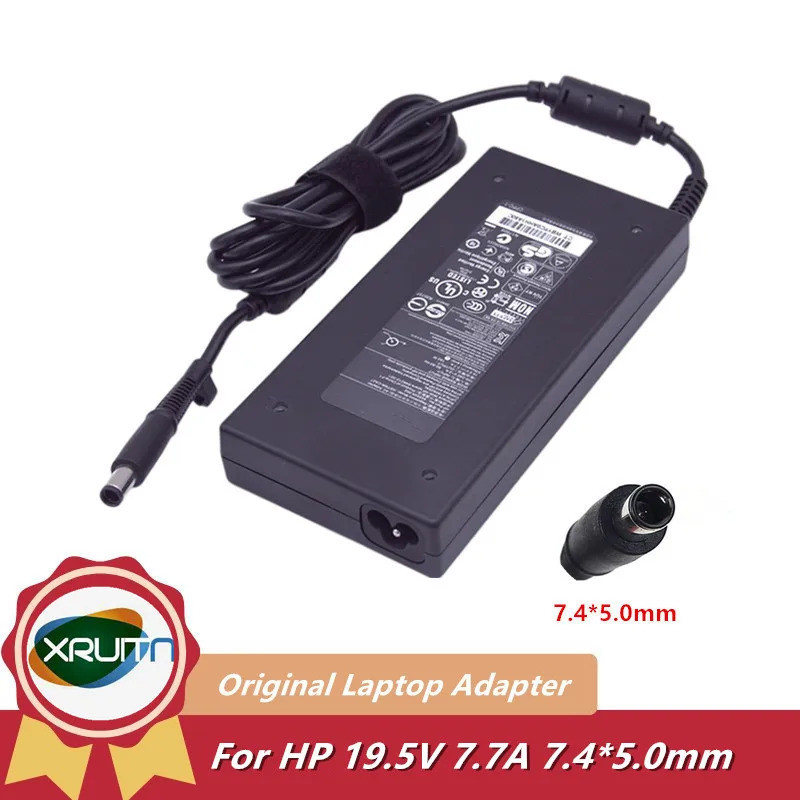 19.5V 7.7A 150W 7.4*5.0 มม.แล็ปท็อปอะแดปเตอร์ AC สําหรับ HP Compaq 2230s 2510p 2710p 2530p 2540p โน้