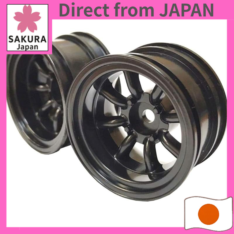 TOP LINE Mini Watanabe Wheel Deep Face Offset +8 Black TMW-081BK