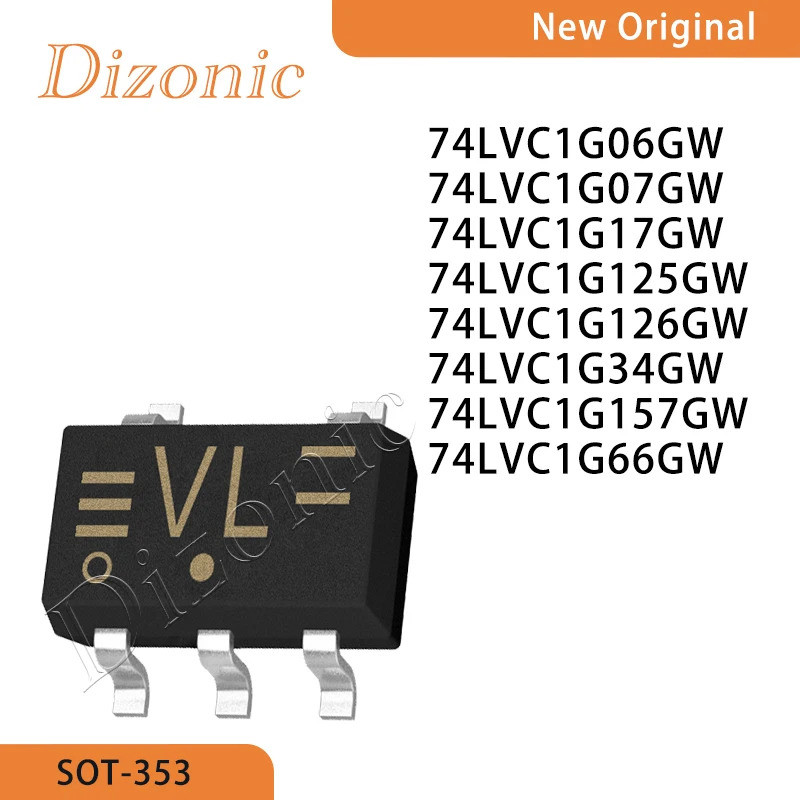 5PCS 74LVC1G06GW 74LVC1G07GW 74LVC1G17GW 74LVC1G125GW 74LVC1G126GW 74LVC1G34GW 74LVC1G47GW 74LVC1G66