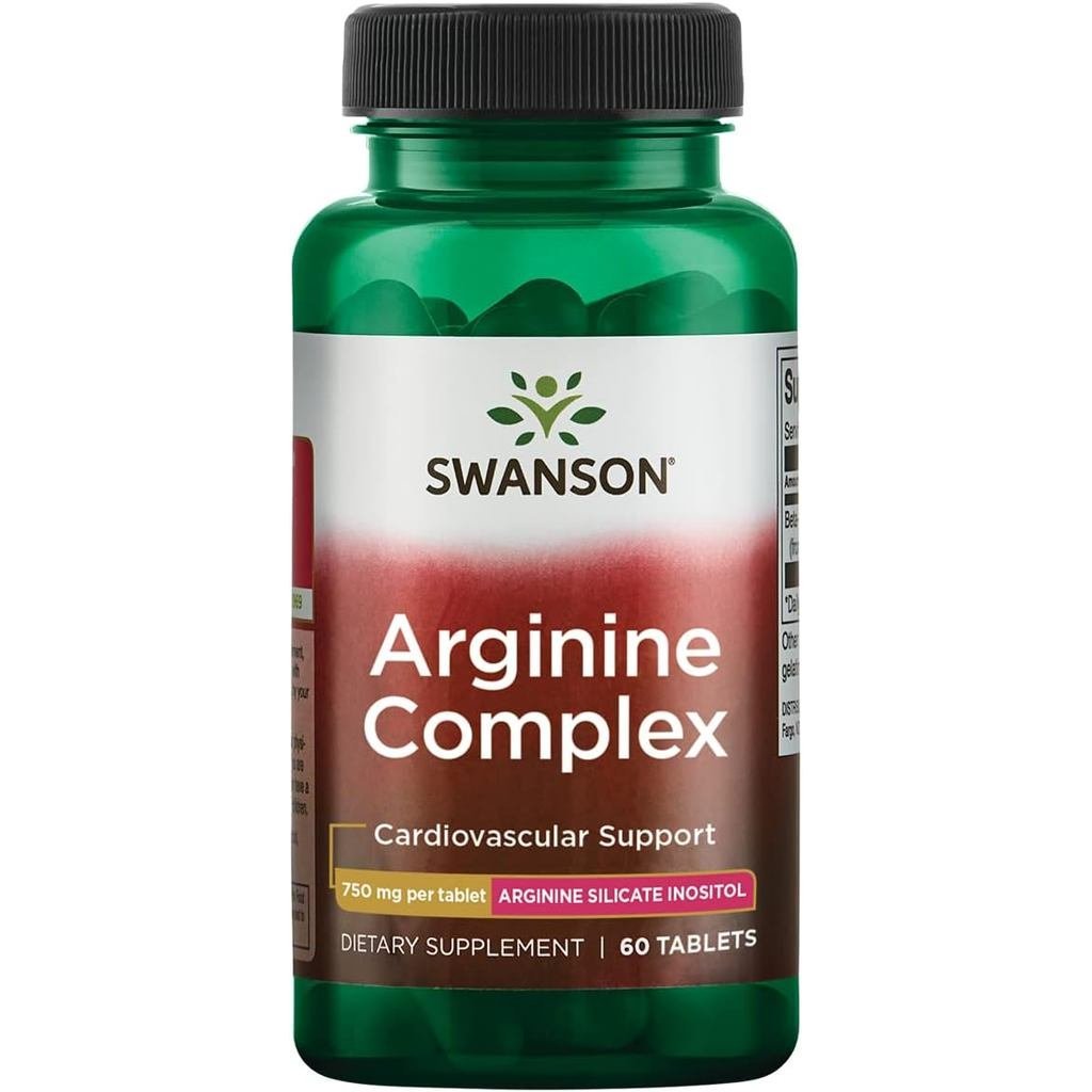 Swanson Ultra Argiine Complex 750มก. 60 แท็บ 2NR4