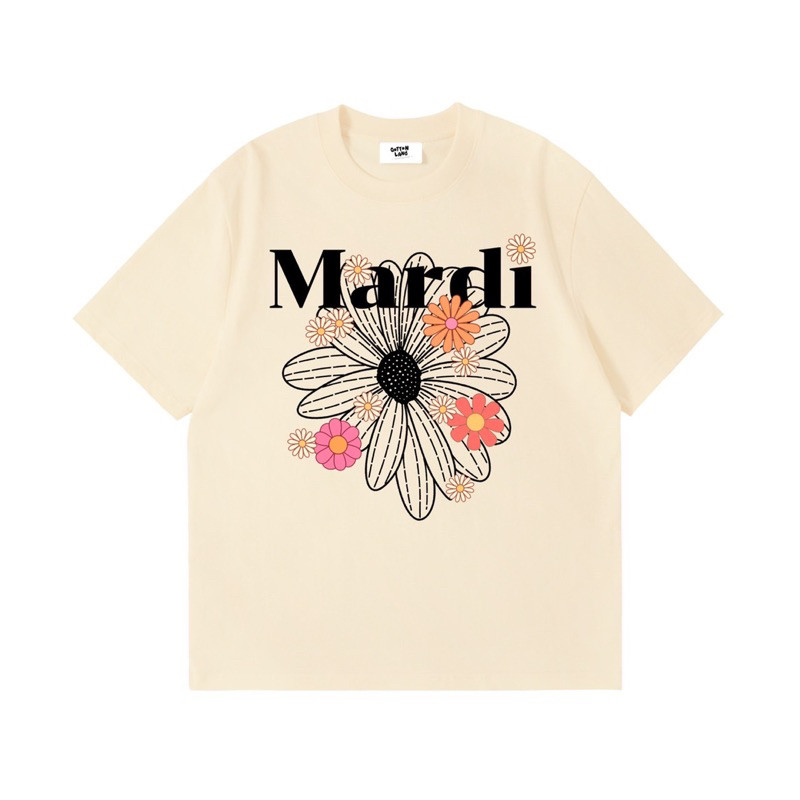 เสื้อเชิ้ตแขนสั้นผู้หญิงรวมเสื้อ(Qotton Land)เสื้อยืด Mardi S-5XL
