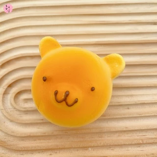 ของเล่นบีบขนมปังปิ้งน่ารักช้า – ขนมปังสับปะรดอาหารที่สมจริงของเล่นคลายเครียด