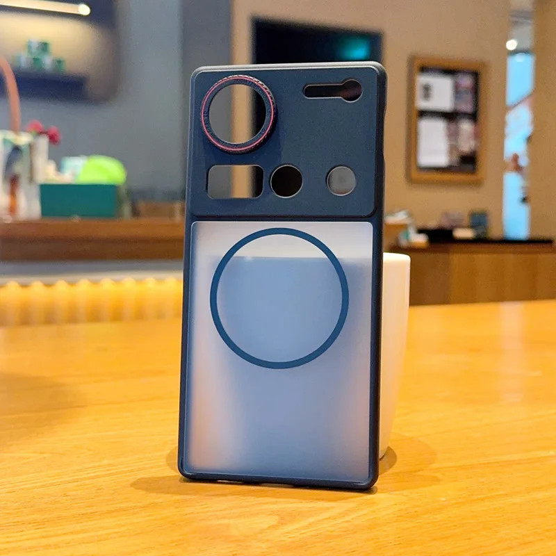 Nubia Z70 Ultra Case Soft PC Matte แม่เหล็กโปร่งใสป้องกันฝาหลังสําหรับ Nubia Z70S Ultra Magnetic Wir
