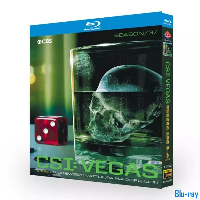 [BRAND NEW SEALED] American Drama CSI: Vegas Season 3 (2024) Blu-ray 2-Disc Boxed