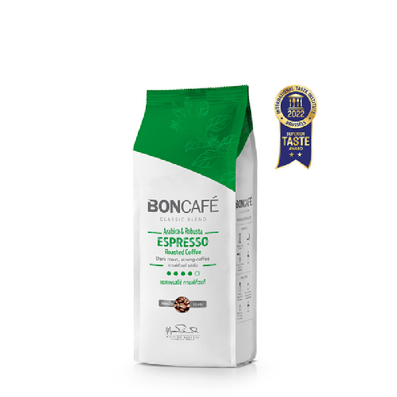 BONCAFE กาแฟชนิดเม็ด รุ่น Espresso ขนาด250กรัม