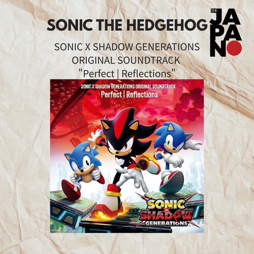 SONIC THE HEDGEHOG - SONIC X SHADOW GENERATIONS ORIGINAL SOUNDTRACK Perfect | Reflections / CD