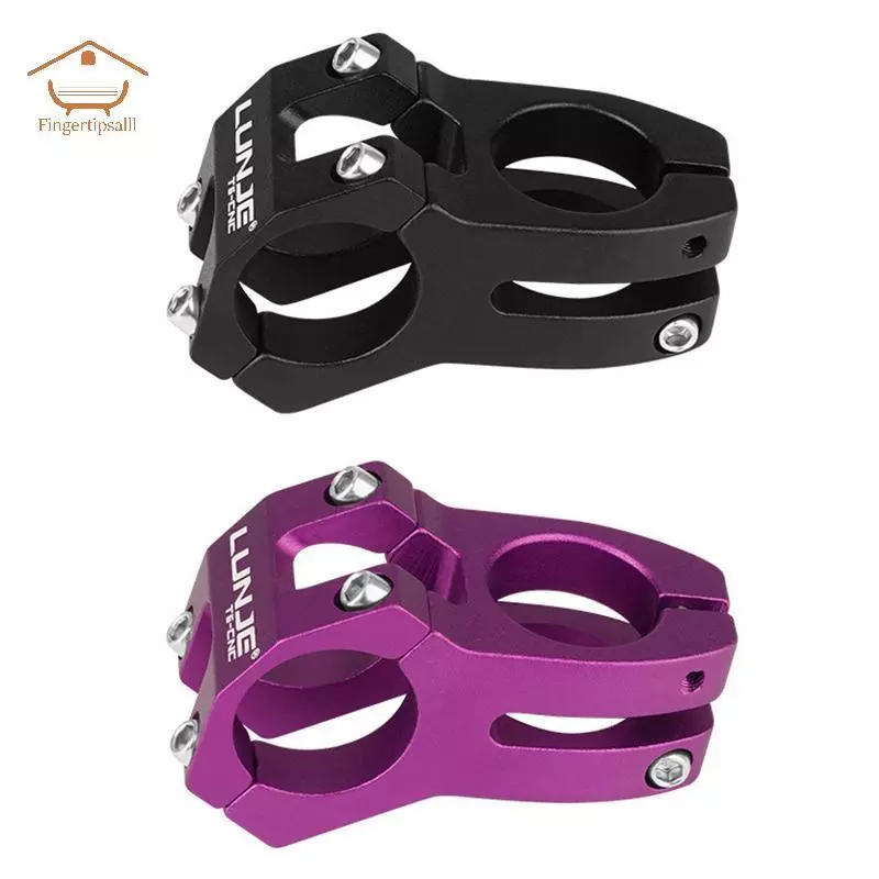 FIN จักรยาน Handlebar Stem Power สั้น 45 มม.สะพานจักรยานเสือภูเขา 25.4/31.8 มม.ท่ออลูมิเนียมขี่จักรยาน Stem Riser ตาราง TH