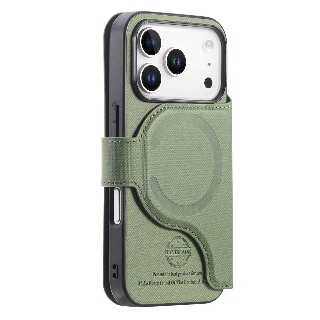 2-in-1 TPU + ผ้าเนื้อช่องใส่การ์ดกระเป๋าสตางค์สําหรับ iPhone Air 17 16 16e 15 14 13 12 11 Pro Max PIus RFID กันกระแทกเคสโทรศัพท์