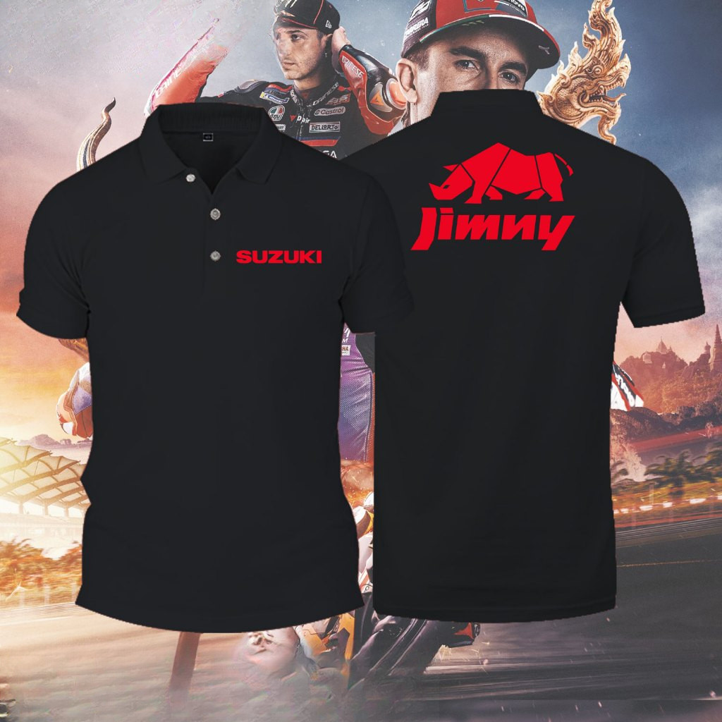เสื้อโปโลกลับด้านได้ Suzuki Jimny Rhino รุ่นใหม่ เสื้อลำลองสำหรับทำงาน มีไซส์ S-3XL
