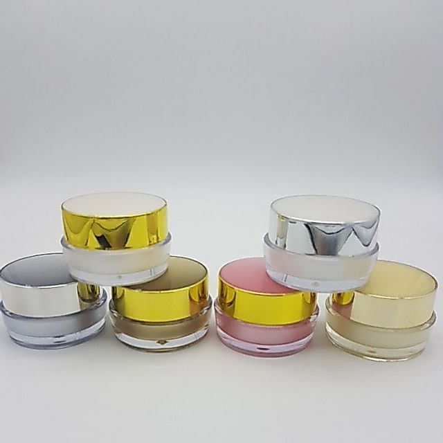 กระปุกครีมcy8/30กรัม สีเงิน สีทอง สีขาว สีชมพู