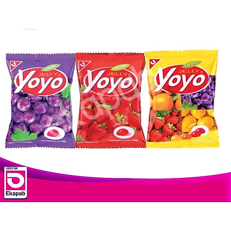 ํYoyo โยโยเยลลี่ 80ก.  (มีหลายรสให้เลือก)