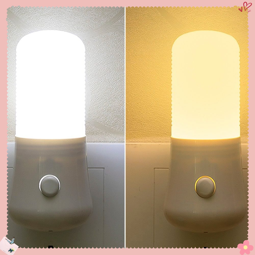 AuraLife จัดส่งตอนนี้🚀โคมไฟ LED โคมไฟหัวนอน ไฟกลางคืน  โคมไฟติดผนัง แบบเสียบปลั๊ก ประหยัดพลังงาน มี 2 ​​สีให้เลือก