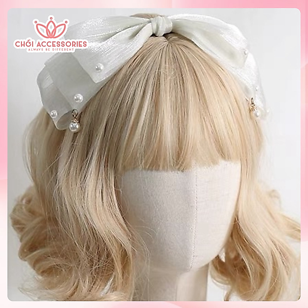 ยางรัดผมผ้าชีฟอง 3 ชั้น Lolita Buds Lady Style อุปกรณ์เสริมสําหรับผู้หญิง L033