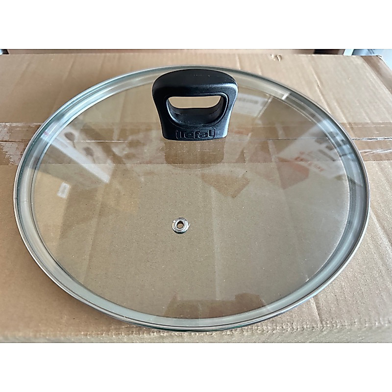 ฝาแก้ว Tefal ขนาด 28 cm. ใช้ได้สำหรับกระทะและหม้อ แก้วหนา ทนทาน ของแท้