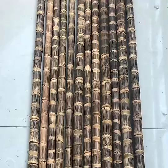 ไม้ไผ่ทองแท้ เนื้อแข็งสีน้ำตาลธรรมชาติ สำหรับปอกเปลือกและขัดมือ ผลิตภัณฑ์สำเร็จรูปใช้งานง่าย ใส่ไม้จิ้มฟันได้