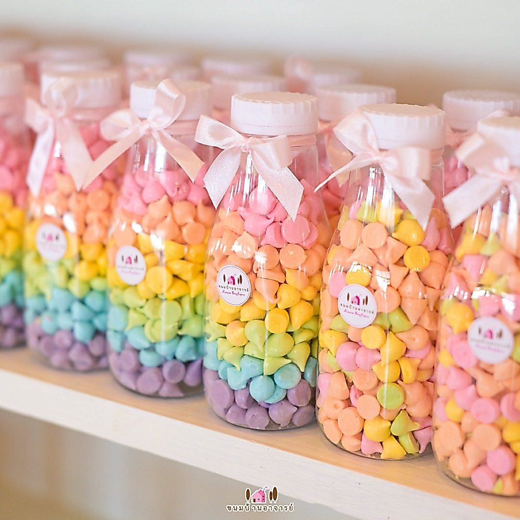 เมอแรงค์  Meringue Kisses  ขนาด  60 กรัม (ขนมบ้านอาจารย์)