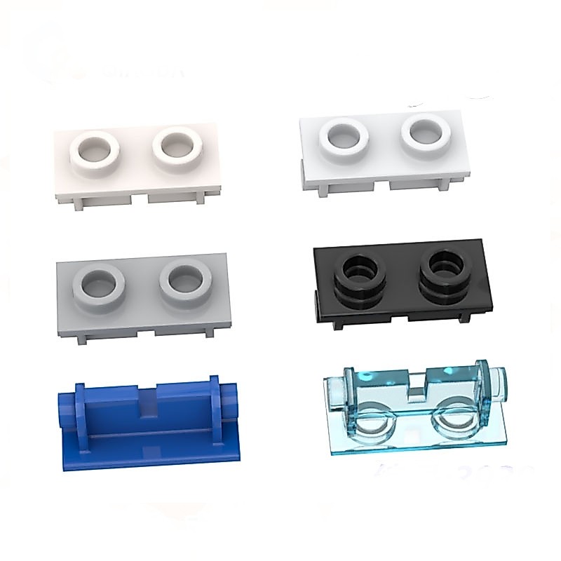 10pcs MOC อิฐอะไหล่ 3938 บานพับอิฐ 1 x 2 แผ่นด้านบนบางใช้งานร่วมกับ Building Blocks อนุภาค DIY เด็กปริศนาสมองของเล่นของขวัญ