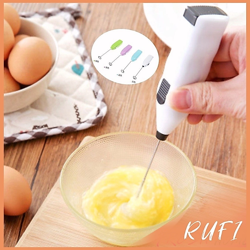 RUFI เครื่องตีฟองนมที่ ใช้ถ่าน 2AA เครื่องผสมอาหาร