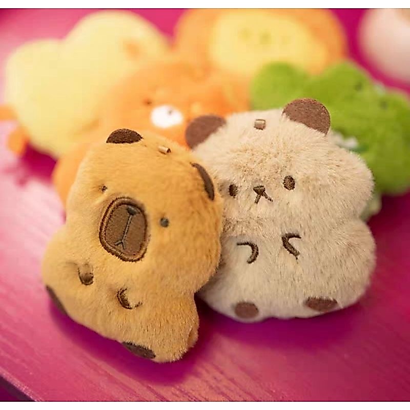 พร้อมส่งในไทย Momo Family แม่เหล็กติดตู้เย็น พวงกุญแจ นุ่มนิ่มน่ารักมากกกก