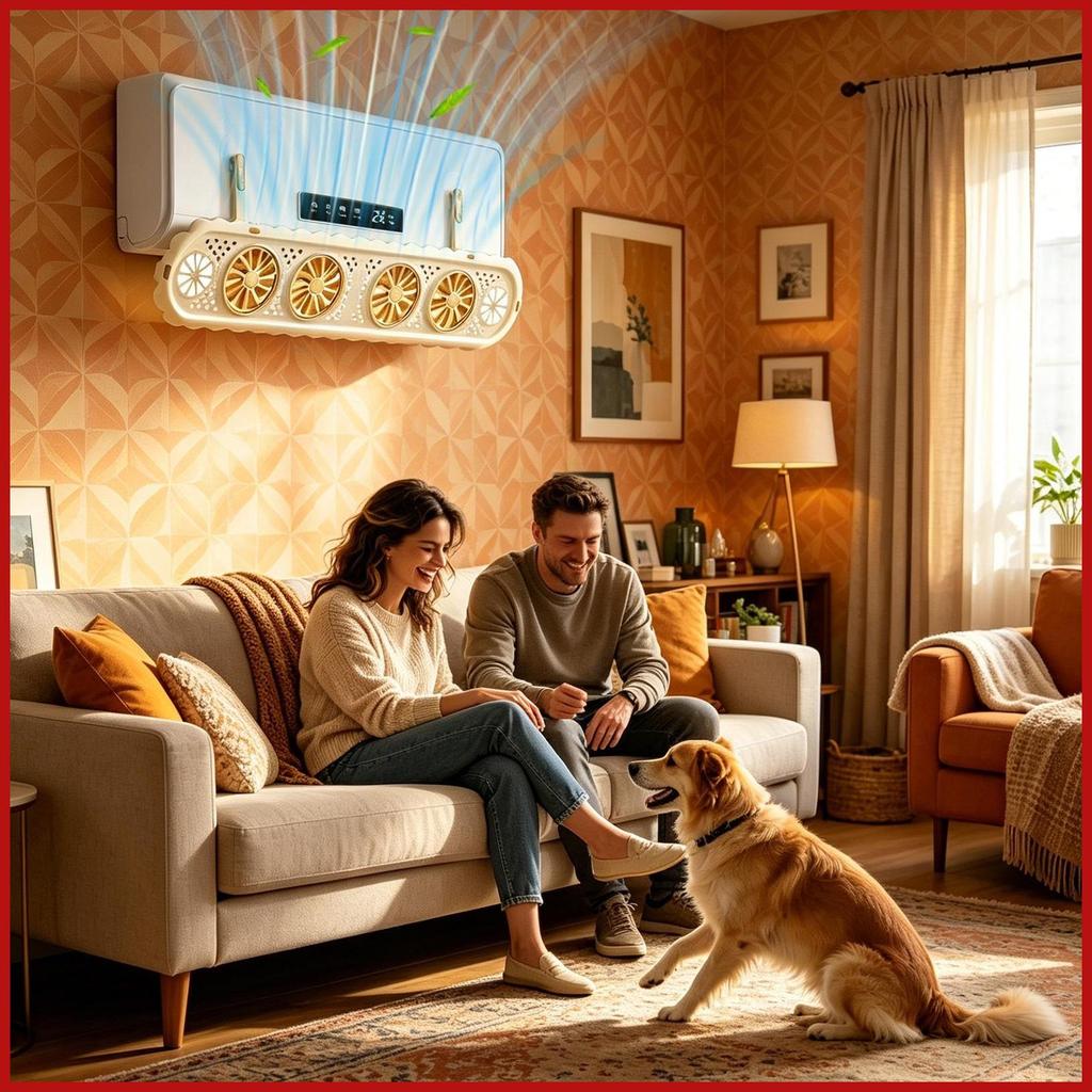 HVAC Vent Deflector Air Conditioner Airflow Diverter หมุนได้ Airwheel AC Airflow Control Deflector ส