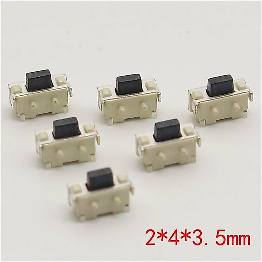 10PCS 2x4x3.5 2*4*3.5 มม.Micro SMD Tact Switch สวิทช์ด้านข้าง ปุ่มสวิทช์ ปุ่มโทรศัพท์