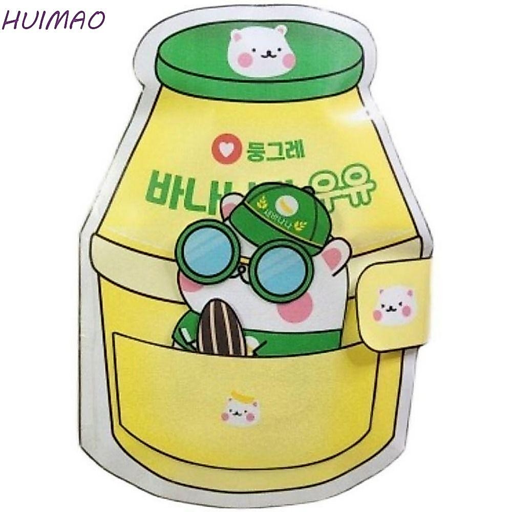 HUIMAO Banana Milk Quiet Book, Montessori Beanie วัสดุแพ็คหนูแฮมสเตอร์นมกล้วยQuiet Book, 3Dกระดาษทํา