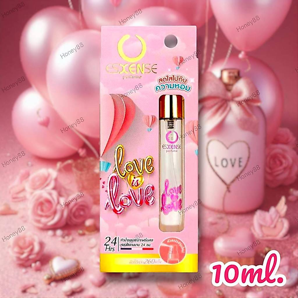 เอสเซนส์ น้ำหอมเลิฟอีสเลิฟ 10 มล. ESXENSE PERFUME SPRAY LOVE IS LOVE FOR WOMEN