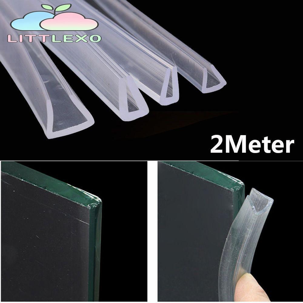 LITTLEX 2 เมตร Edge Guard Strip Weatherstrip ยางหลายขนาด Glass Protector Trim