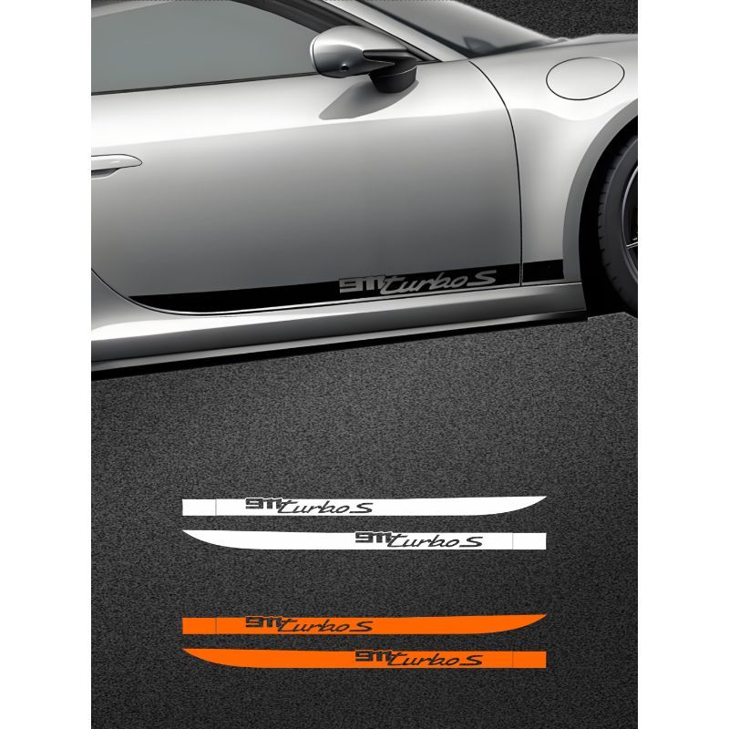 Suitable for PORSCHE stickers, 992 Turbo S modification stickers, 911 door decal decorations