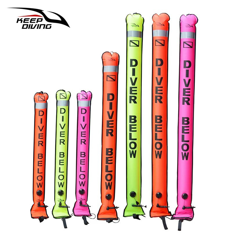 KEEP DIVING ดําน้ําช้างดึง SMB ทุ่นสัญญาณเตือน Rod ลอย Skill DIVING ลึก DIVING อุปกรณ์ภาพดึง