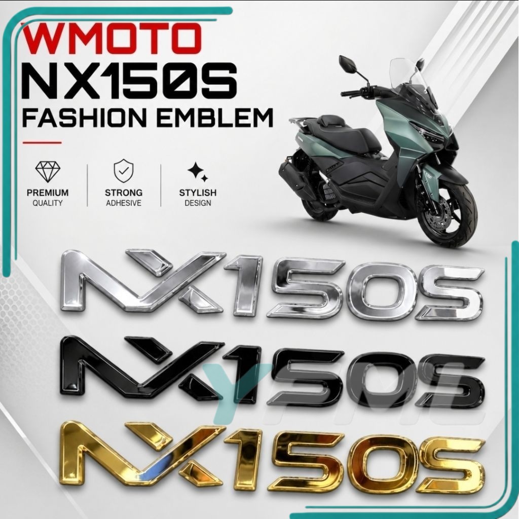 EMBLEM FASHION WMOTO NX150S NX 150S NX 150 S EMBLEM แฟชั่นอุปกรณ์เสริมอุปกรณ์เสริมการปรับเปลี่ยน